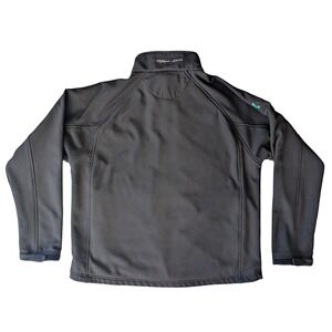 Men's Stormtech Lafarge Cement Black Softshell Jacket Full Zip Workwear Size XL